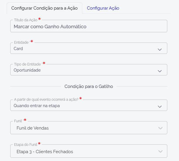 Automação de tarefas — Automações